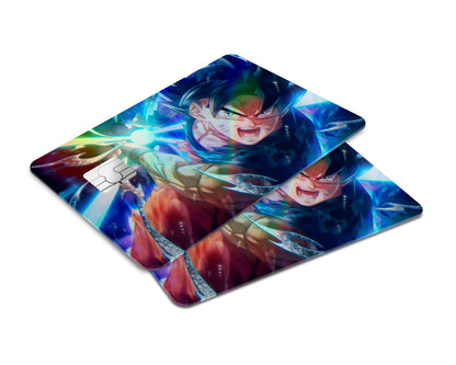 Dragon Ball Goku Kamehameha Holographic Credit Card Skin