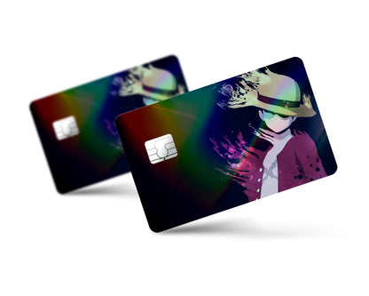 One Piece Luffy Fade Holographic Credit Card Skin