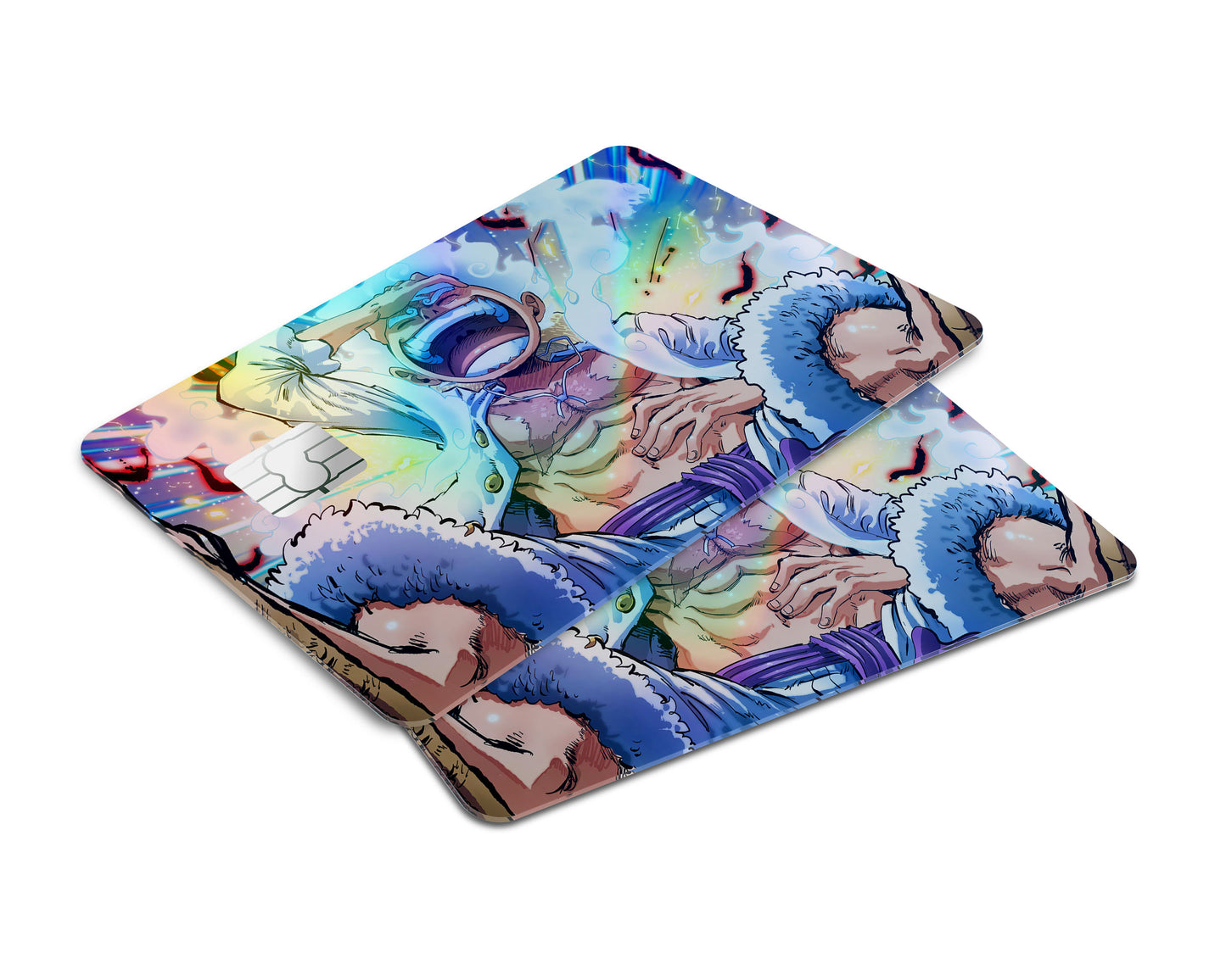 One Piece Luffy Gear 5 Awakening Holographic Credit Card Skin
