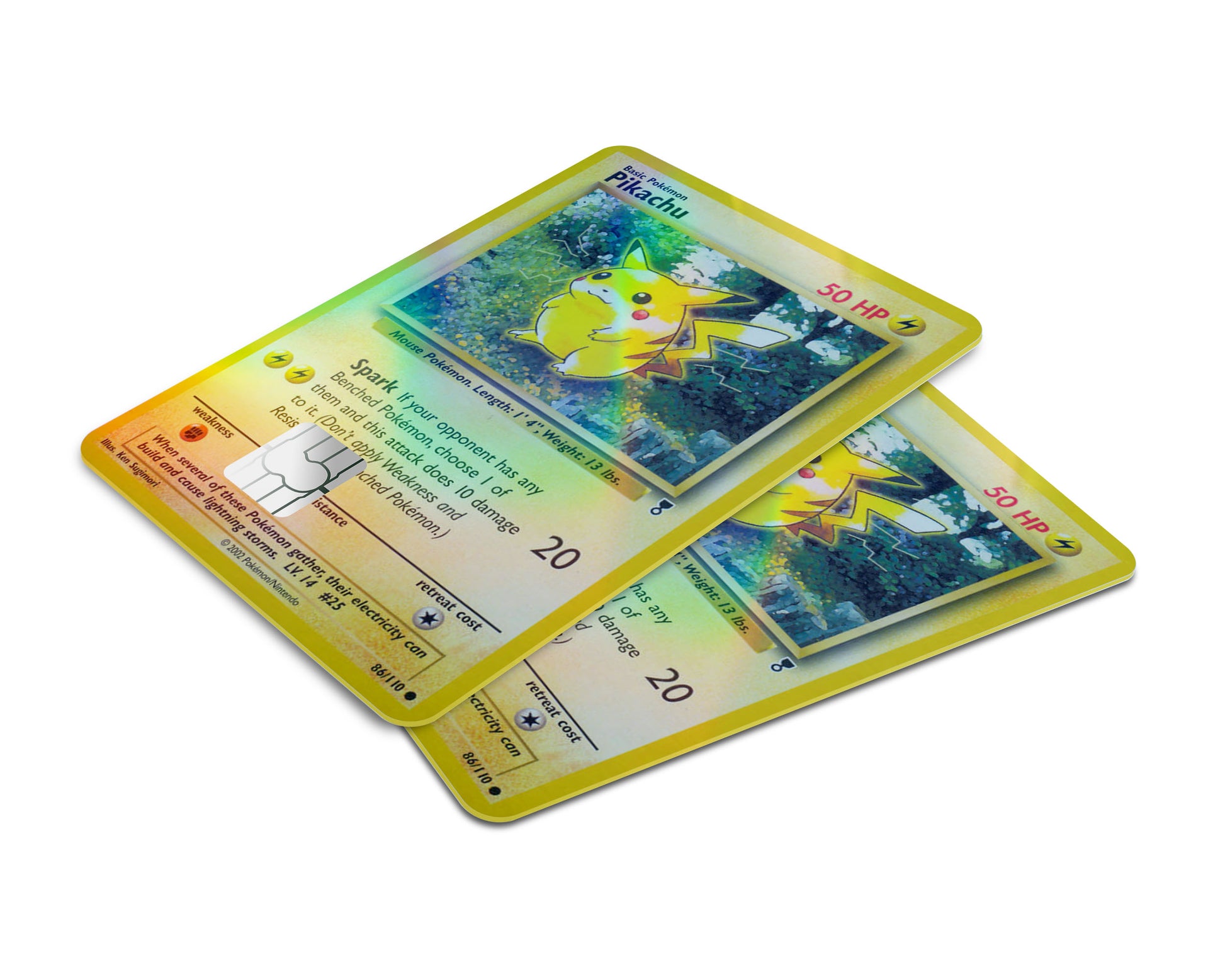 Pikachu Pokemon Card Holographic Credit Card Holographic Credit Card Skin Anime Town Creations Pikachu Pokemon Card Holographic Credit Card Holographic Credit Card Skin Anime Town Creations