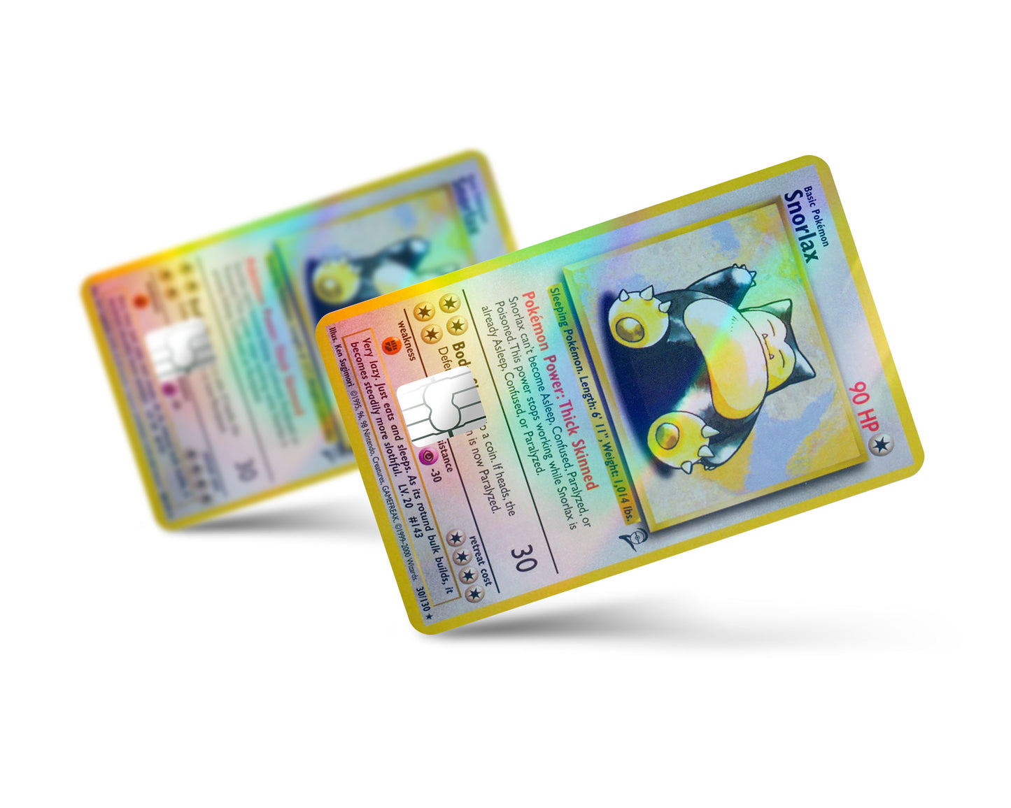 Snorlax Pokemon Card Holographic Credit Card Holographic Credit Card Skin Anime Town Creations Snorlax Pokemon Card Holographic Credit Card Holographic Credit Card Skin Anime Town Creations