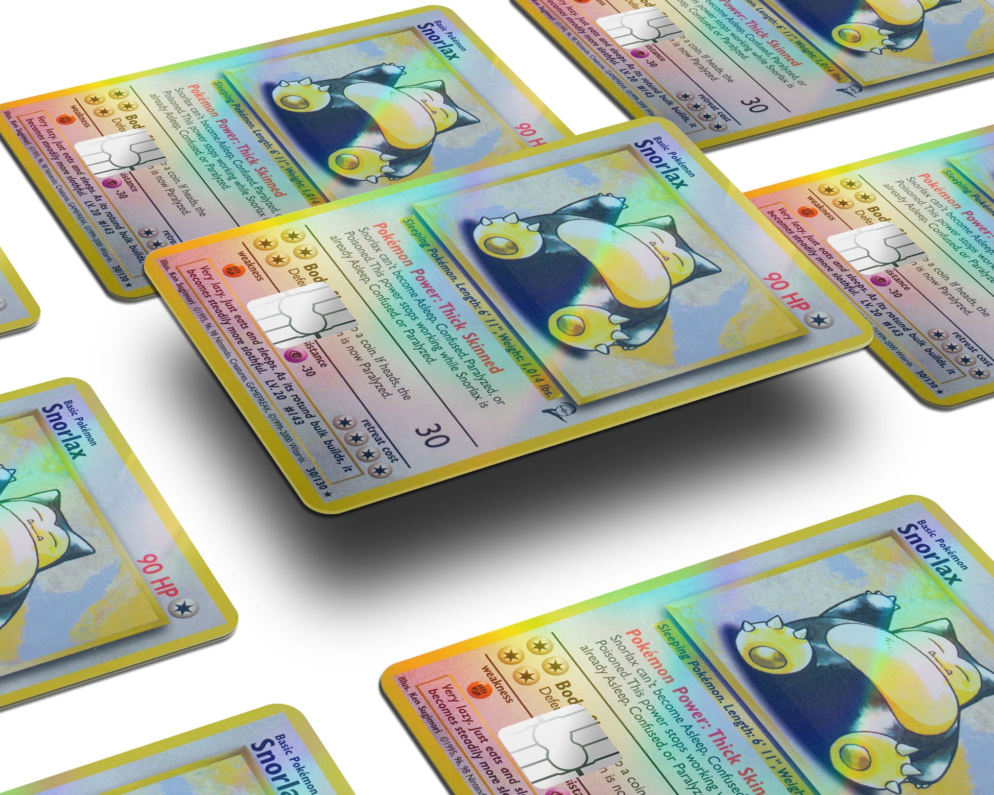 Snorlax Pokemon Card Holographic Credit Card Holographic Credit Card Skin Anime Town Creations Snorlax Pokemon Card Holographic Credit Card Holographic Credit Card Skin Anime Town Creations