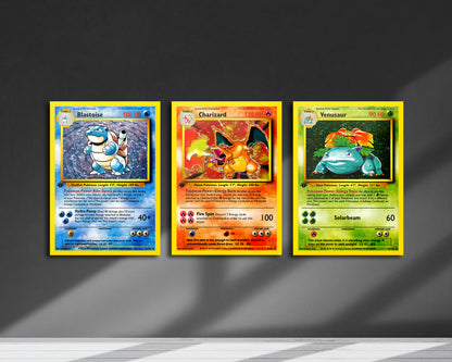 Pokemon Cards Metal Poster Set