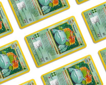 Venusaur Pokemon Card Credit Card Skin