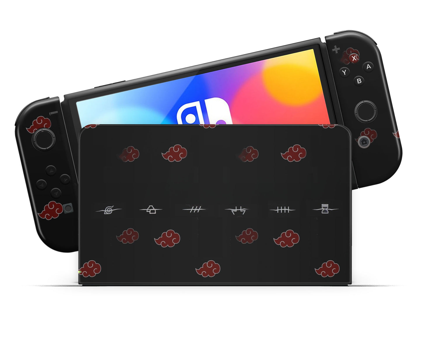 Naruto Akatsuki Headband Switch OLED Skin