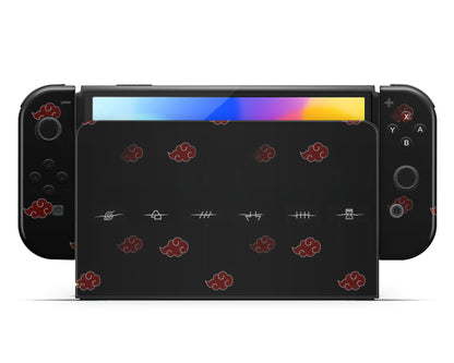 Naruto Akatsuki Headband Switch OLED Skin