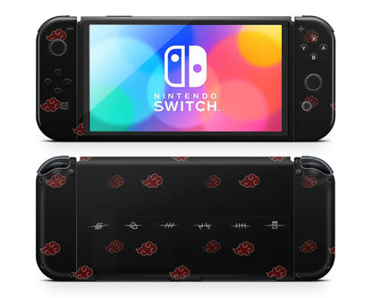 Naruto Akatsuki Headband Switch OLED Skin