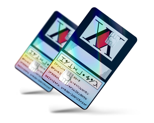 Hunter x Hunter Licence Card Holographic Credit Card Skin