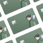 AnimeTown Credit Card Attack on Titan Levi Ackerman Green Half Skins - Anime Attack on Titan Skin