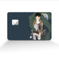 AnimeTown Credit Card Attack on Titan Levi Ackerman Navy Blue Full Skins - Anime Attack on Titan Skin