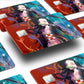 AnimeTown Credit Card Demon Slayer Demon Nezuko Half Skins - Anime Demon Slayer Skin