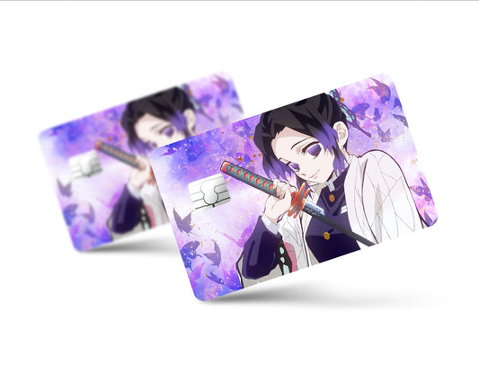 AnimeTown Credit Card Demon Slayer Cute Shinobu Kocho Full Skins - Anime Demon Slayer Skin