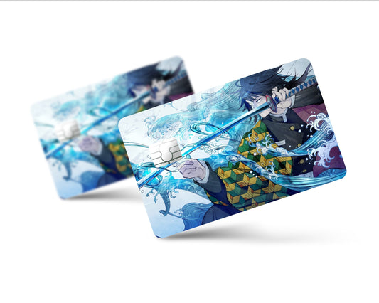 AnimeTown Credit Card Demon Slayer Giyu Tomioka Full Skins - Anime Demon Slayer Skin