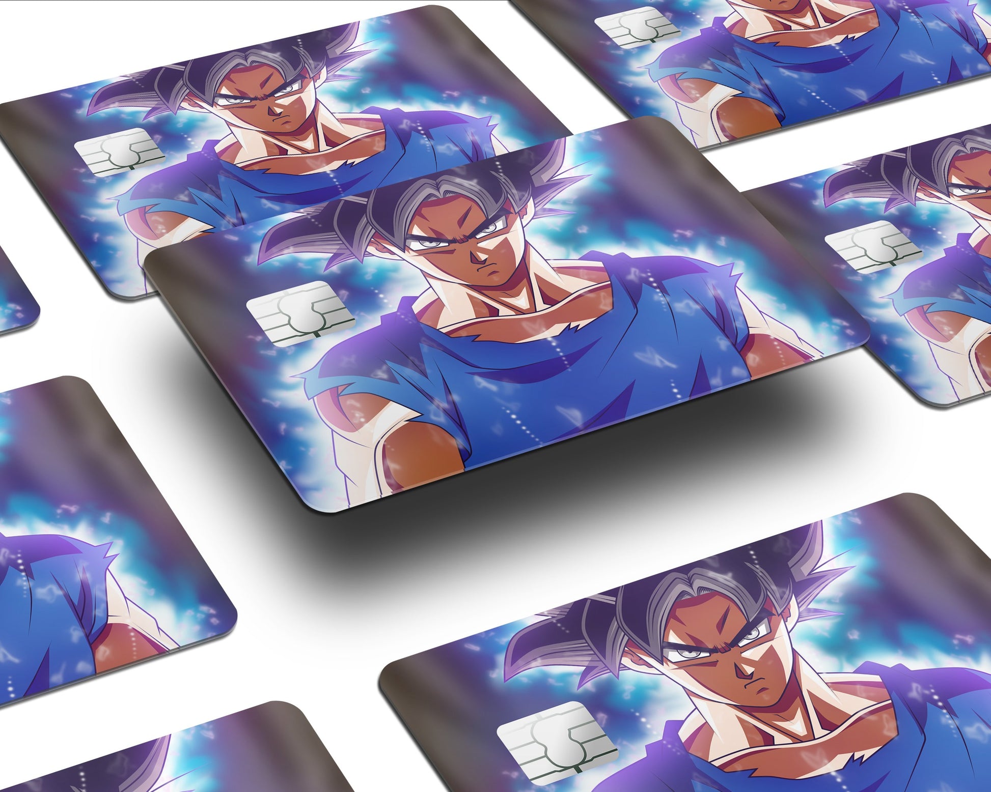 AnimeTown Credit Card Dragon Ball Goku Ultra Instinct Super Saiyan Half Skins - Anime Dragon Ball Skin