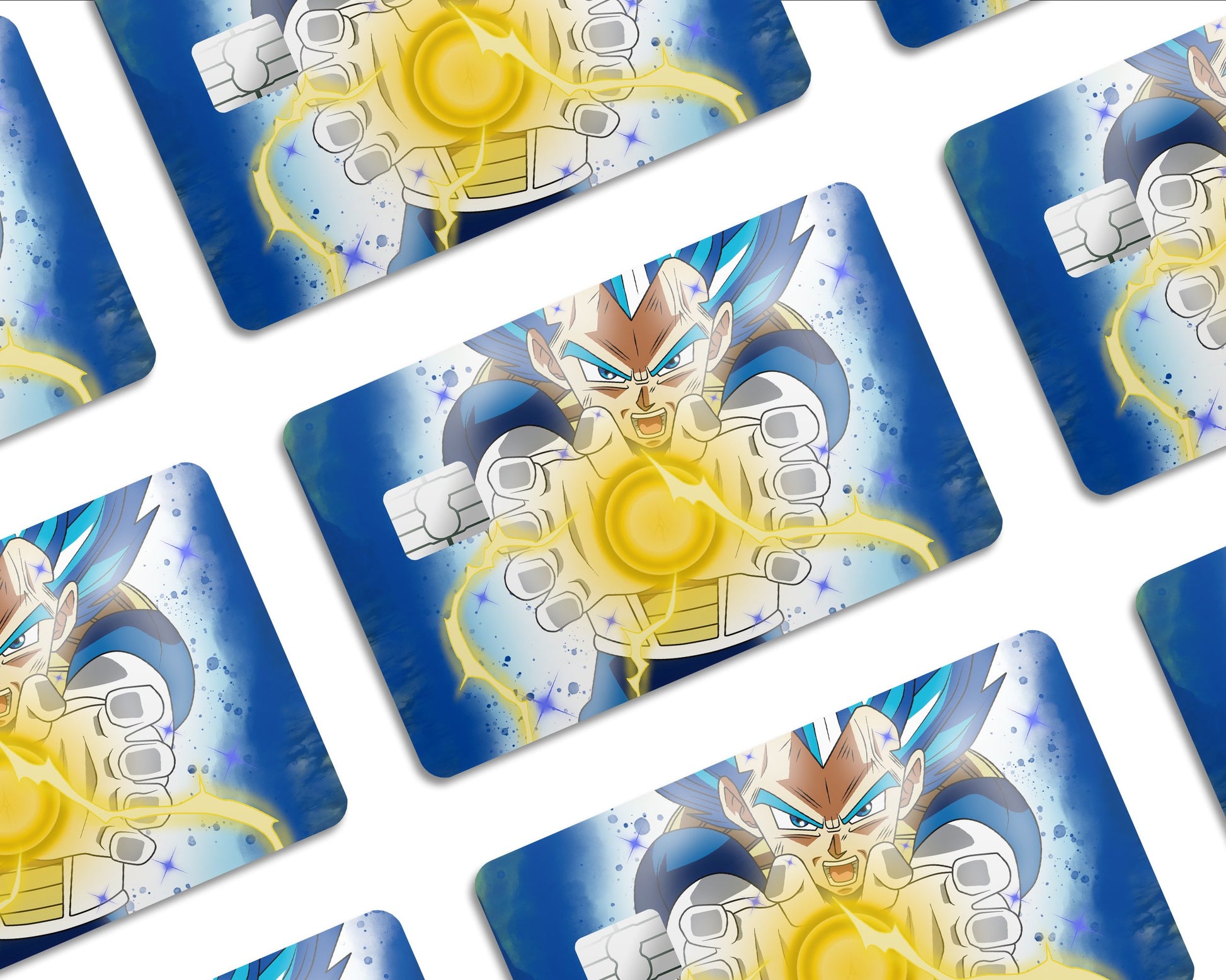 AnimeTown Credit Card Dragon Ball Vegeta Galick Gun Half Skins - Anime Dragon Ball Skin