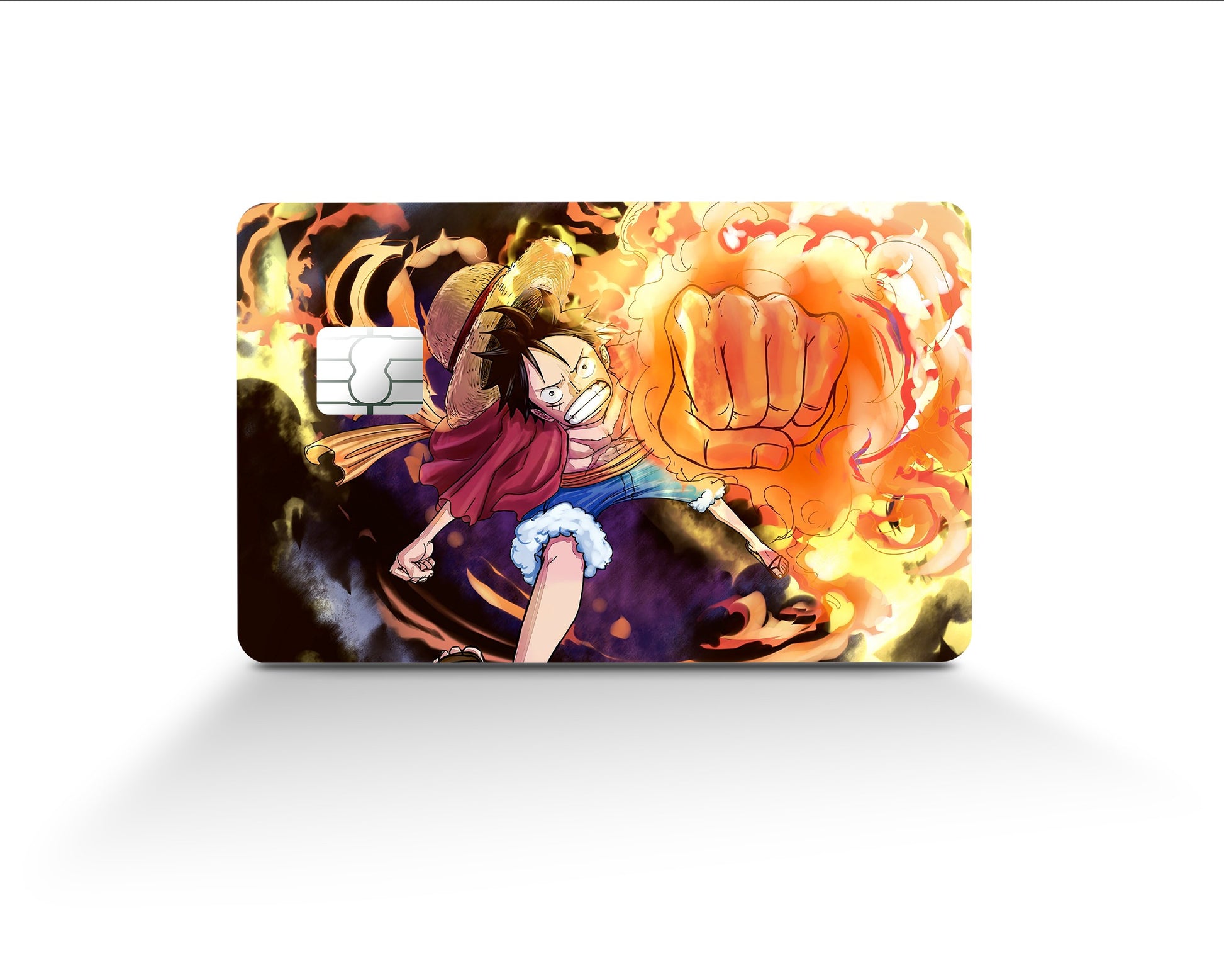 AnimeTown Credit Card One Piece Luffy Gomu Gomu no Pistol Full Skins - Anime One Piece Skin