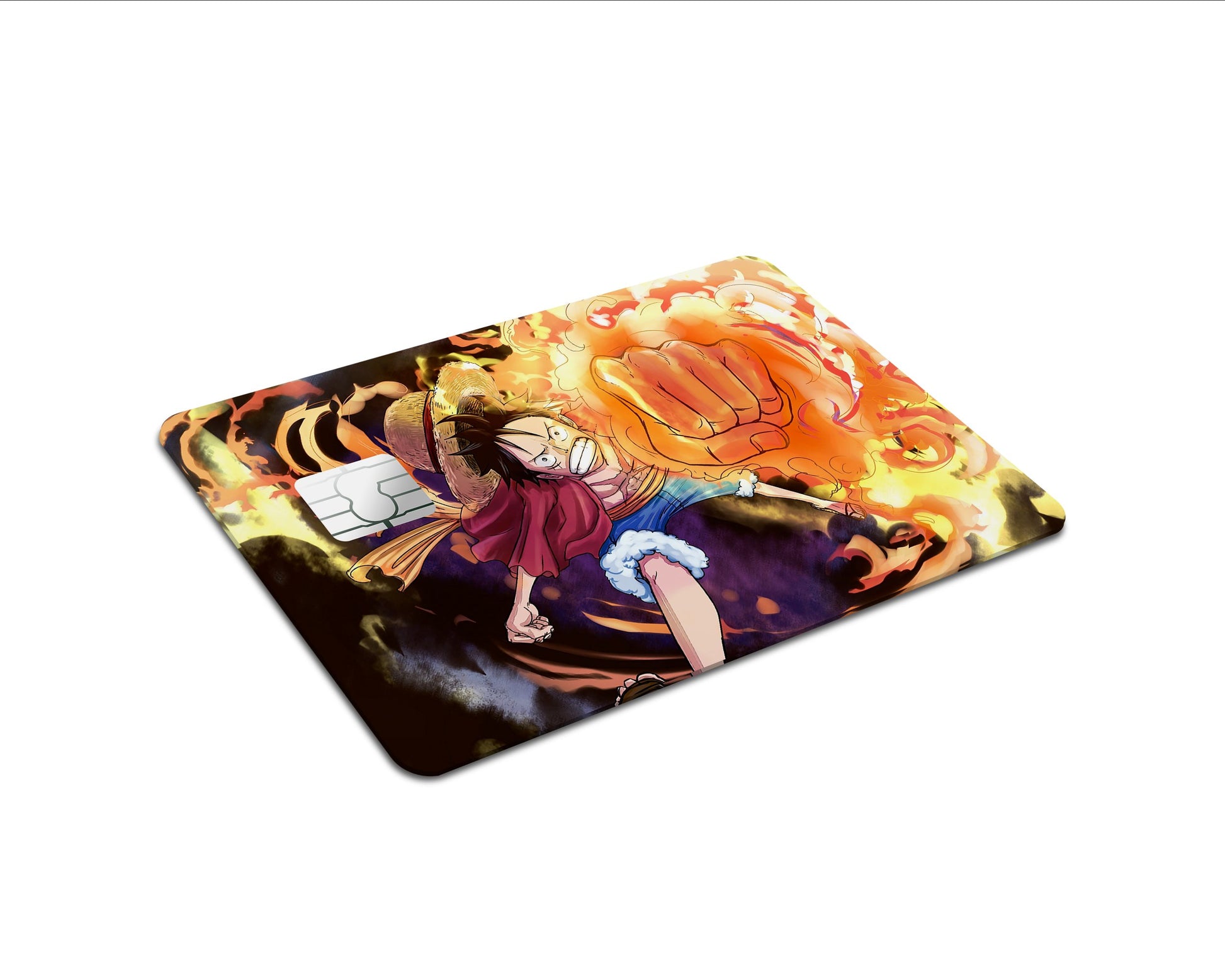 AnimeTown Credit Card One Piece Luffy Gomu Gomu no Pistol Full Skins - Anime One Piece Skin
