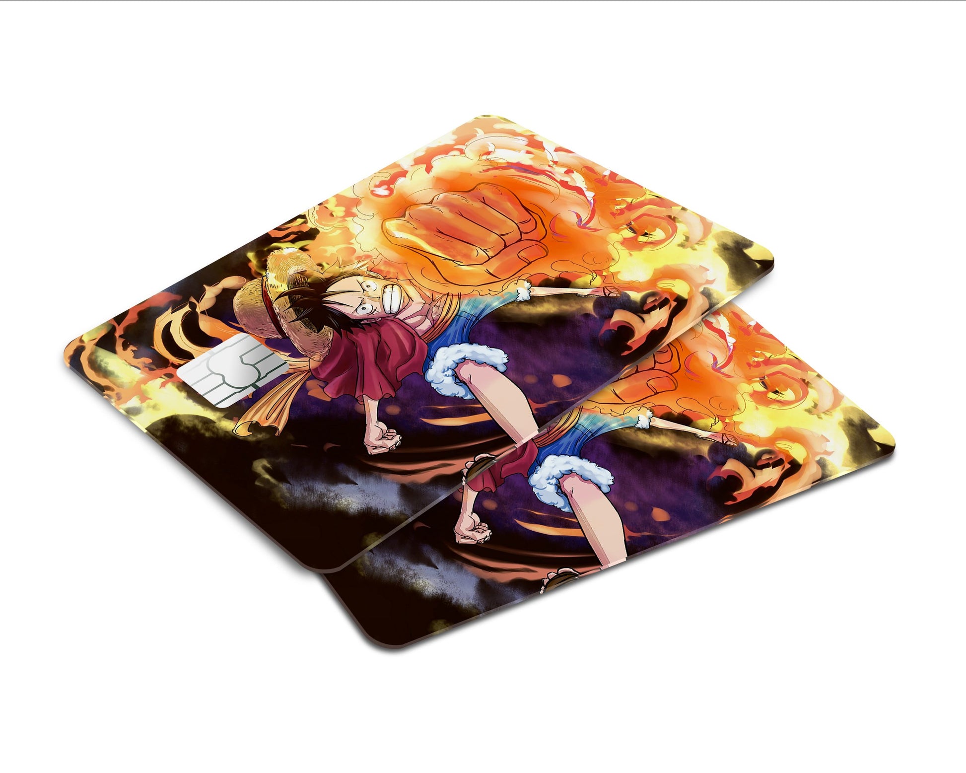 AnimeTown Credit Card One Piece Luffy Gomu Gomu no Pistol Window Skins - Anime One Piece Skin