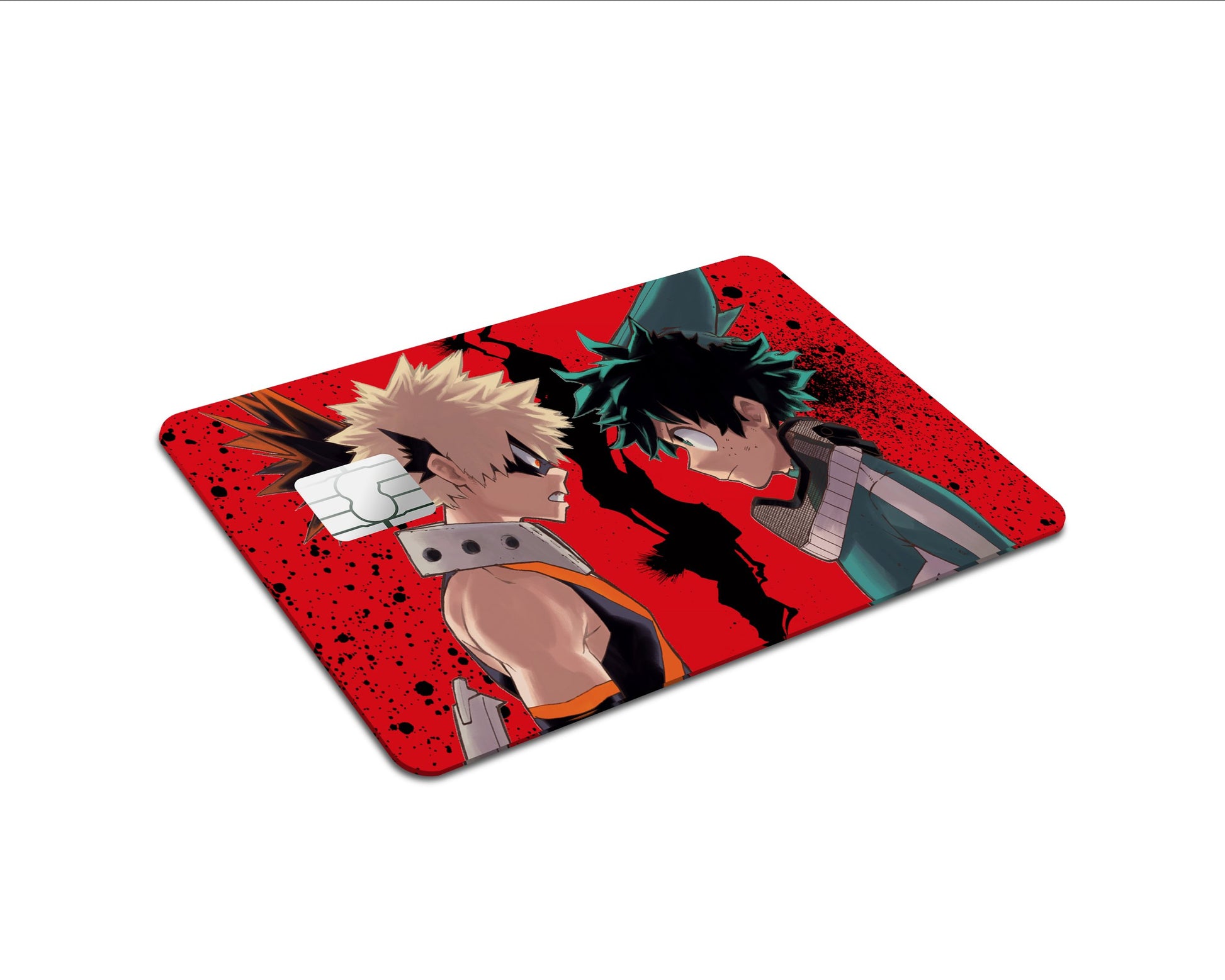AnimeTown Credit Card My Hero Academia Red Full Skins - Anime My Hero Academia Skin