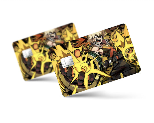 AnimeTown Credit Card My Hero Academia Katsuki Bakugo Full Skins - Anime My Hero Academia Skin