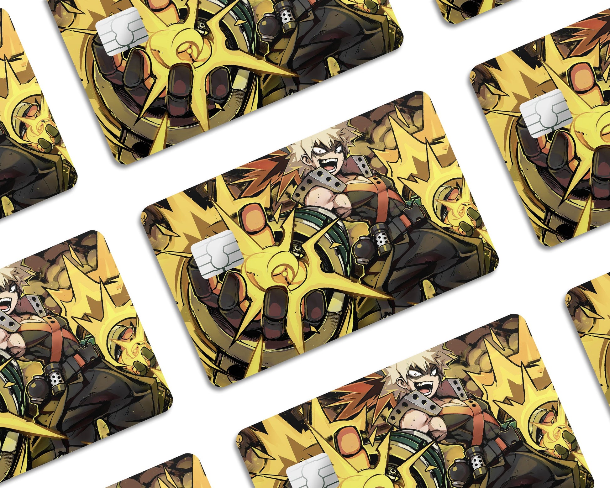 AnimeTown Credit Card My Hero Academia Katsuki Bakugo Half Skins - Anime My Hero Academia Skin