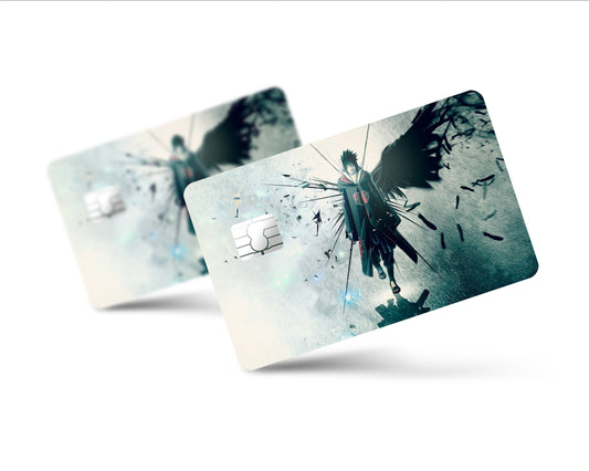 AnimeTown Credit Card Sasuke Uchiha Akatsuki Full Skins - Anime Naruto Skin