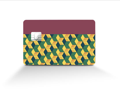 AnimeTown Credit Card Demon Slayer Giyu Pattern Full Skins - Anime Demon Slayer Skin