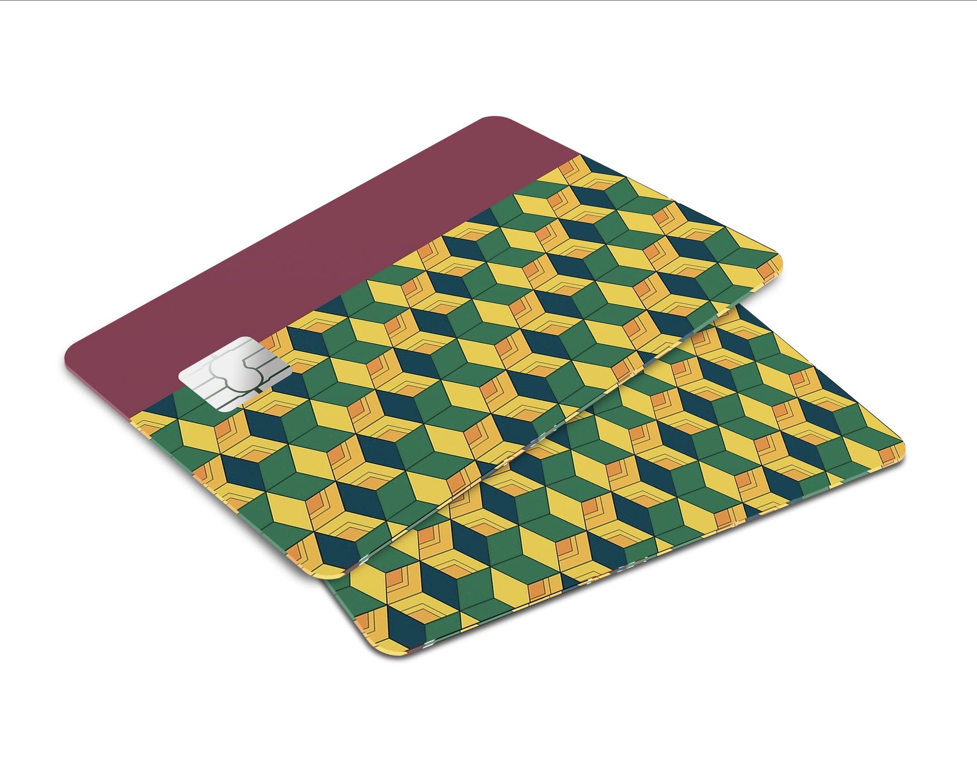AnimeTown Credit Card Demon Slayer Giyu Pattern Window Skins - Anime Demon Slayer Skin