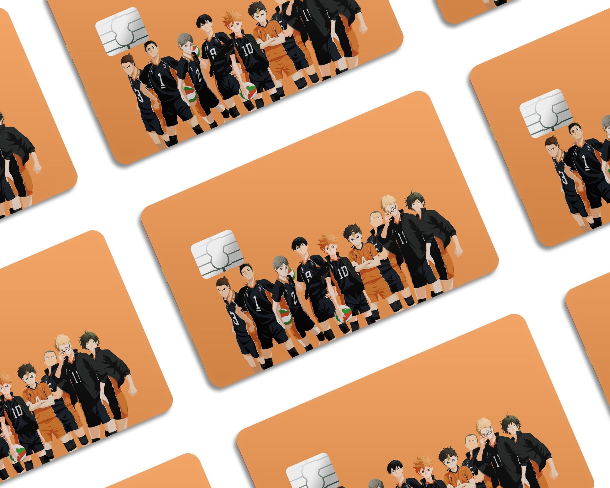 Anime Town Creations Credit Card Haikyuu Minimalist Half Skins - Anime Haikyuu Skin