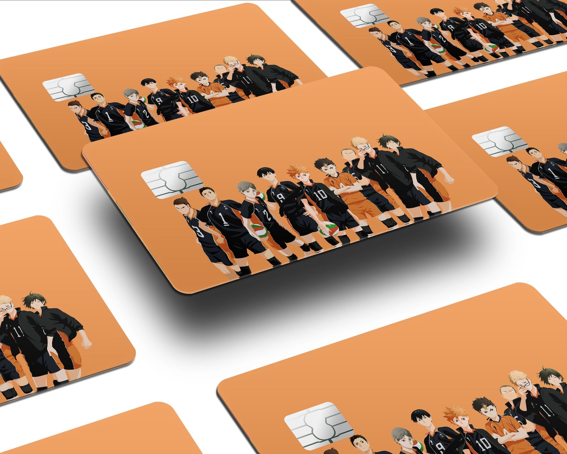 Anime Town Creations Credit Card Haikyuu Minimalist Half Skins - Anime Haikyuu Skin