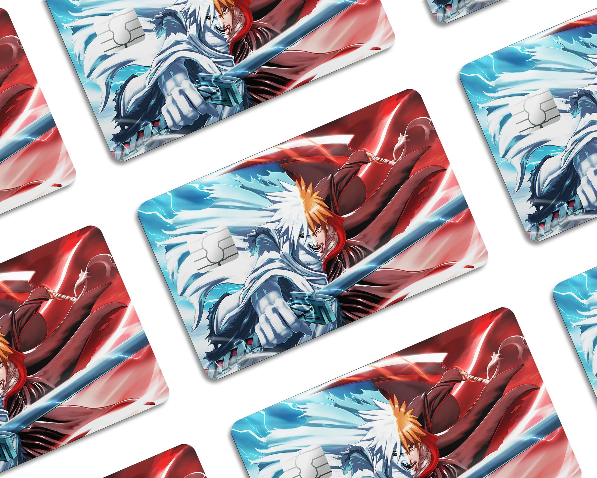 Anime Town Creations Credit Card Bleach Ichigo vs Zangetsu Half Skins - Anime Bleach Skin