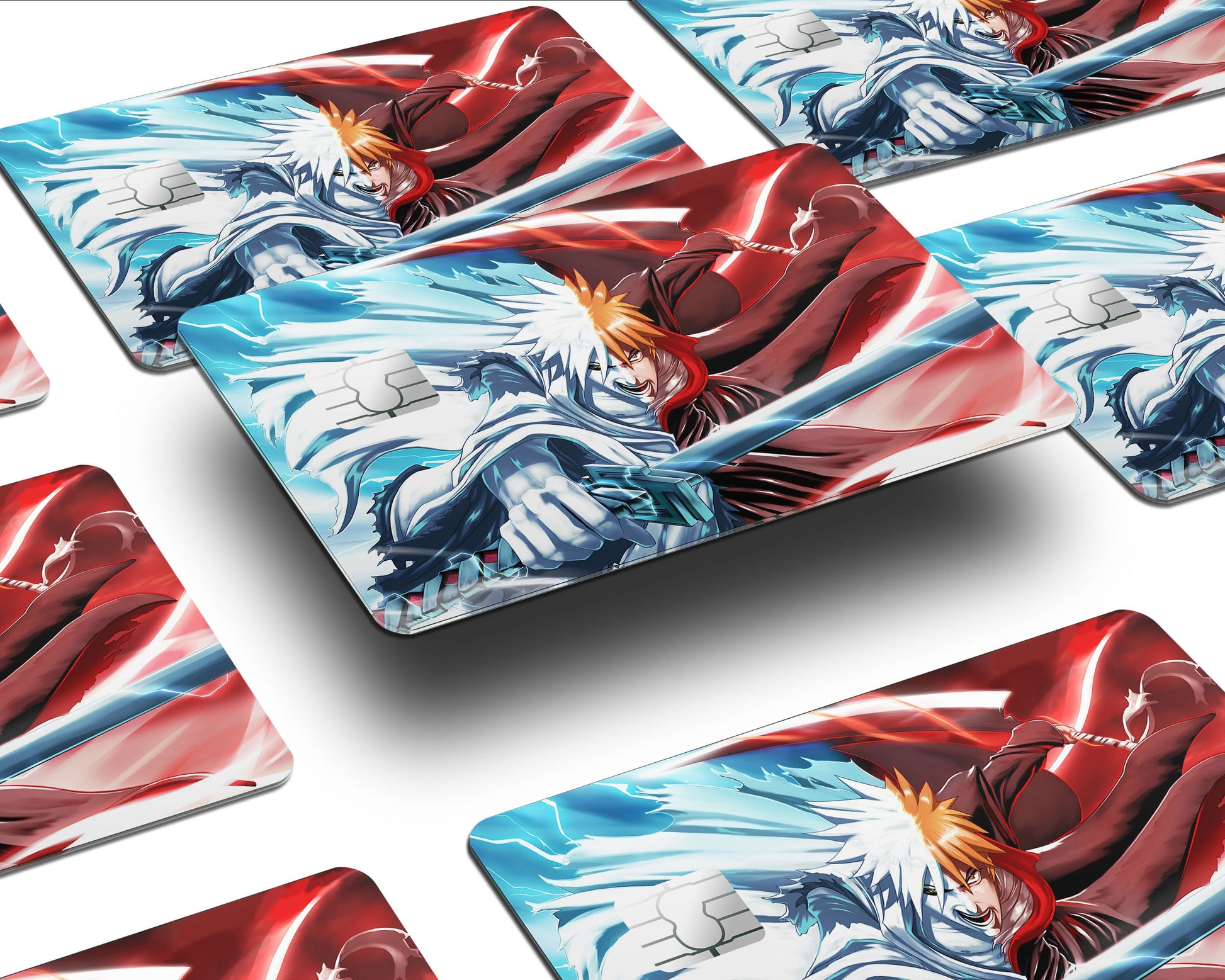 Anime Town Creations Credit Card Bleach Ichigo vs Zangetsu Half Skins - Anime Bleach Skin