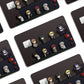 Anime Town Creations Credit Card Death Note Chibi Half Skins - Anime Death Note Skin