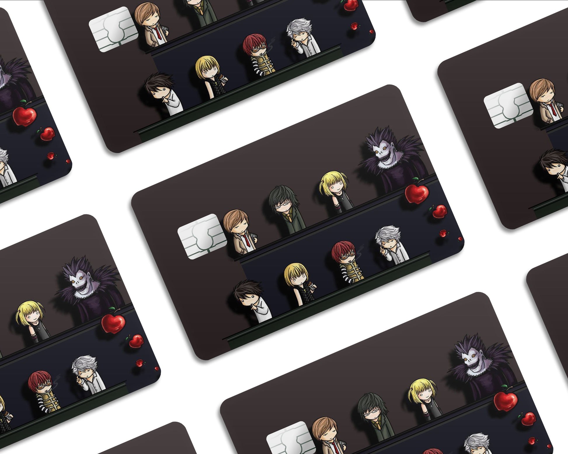 Anime Town Creations Credit Card Death Note Chibi Half Skins - Anime Death Note Skin