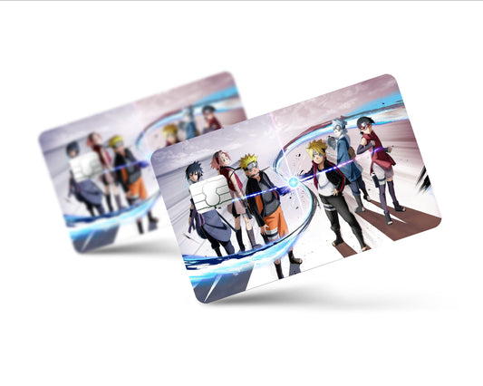 Anime Town Creations Credit Card Naruto & Boruto Team 7  Full Skins - Anime Naruto Skin