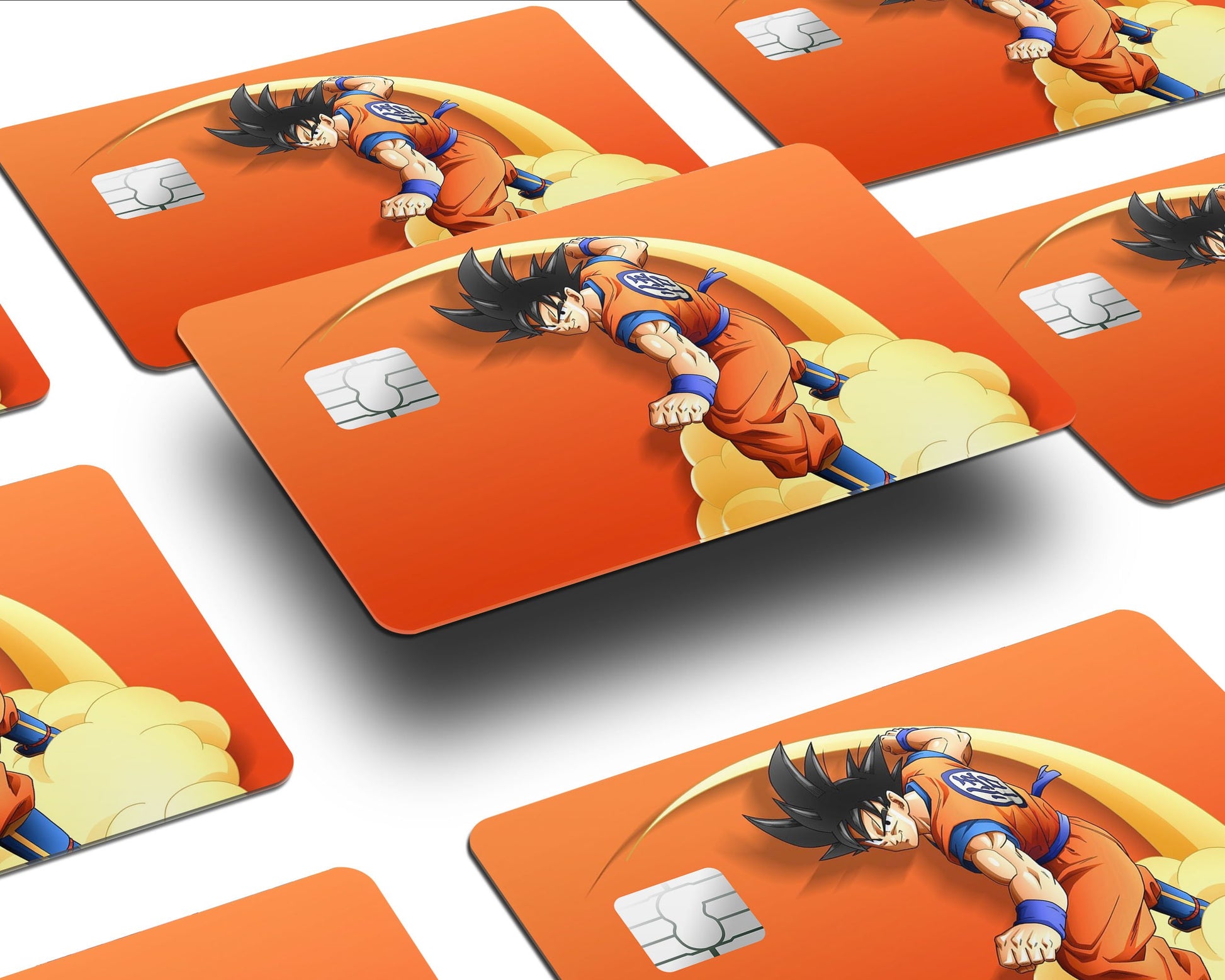 Anime Town Creations Credit Card Dragon Ball Goku Cloud Half Skins - Anime Dragon Ball Skin