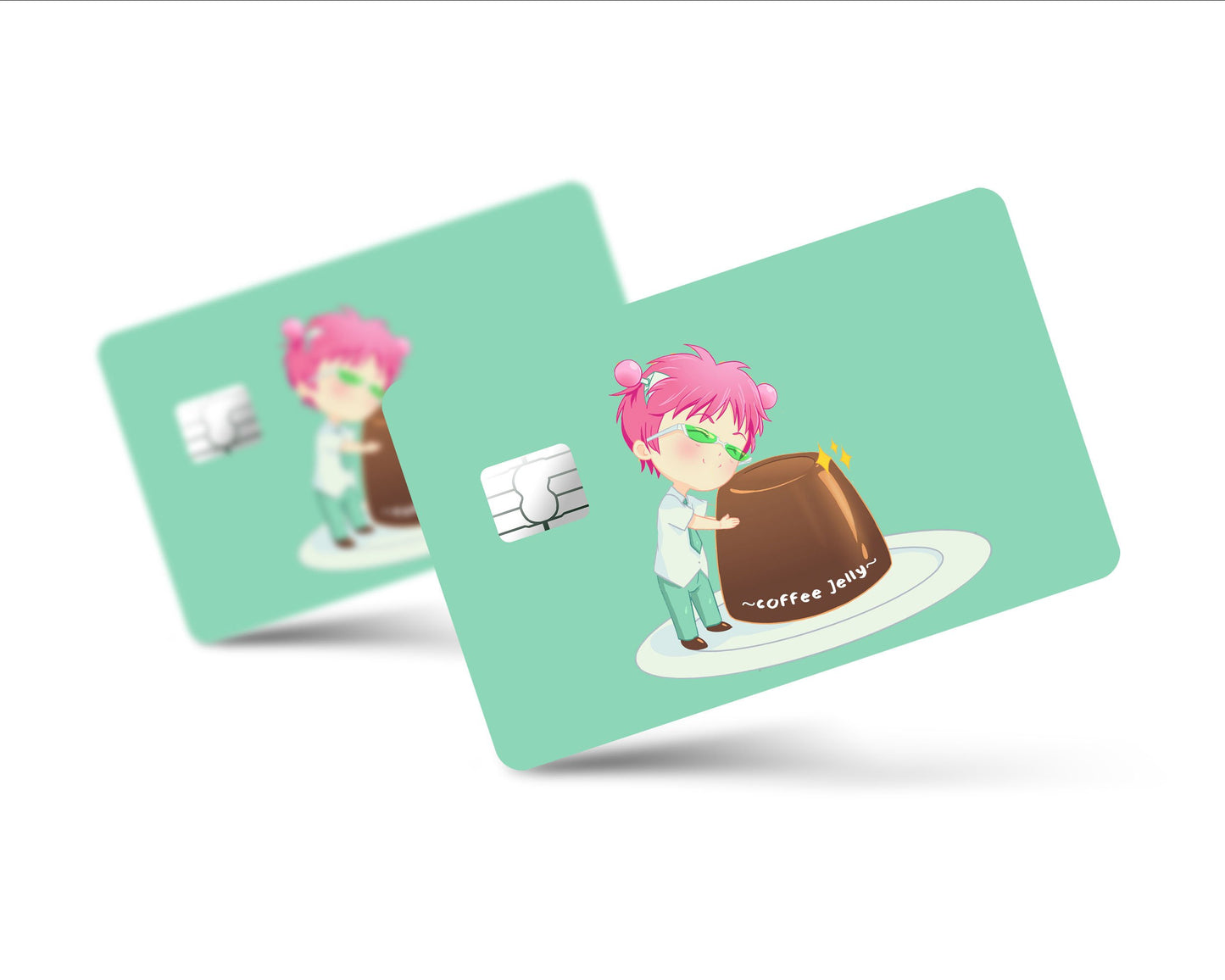 Anime Town Creations Credit Card Distastrous Life of Saiki K Coffee Jelly Full Skins - Anime Disastrous Life of Saiki K Skin