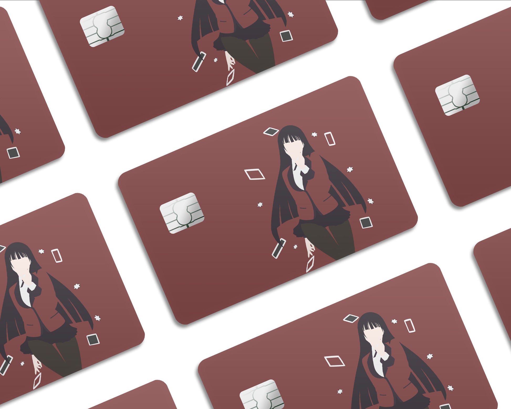 Kakegurui Yumiko Jabami Minamilist Credit Card Skin – Anime Town Creations