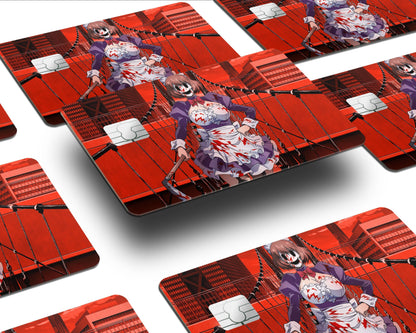 Anime Town Creations Credit Card High Rise Invasion Maid Mask Half Skins - Anime High Rise Invasion Skin