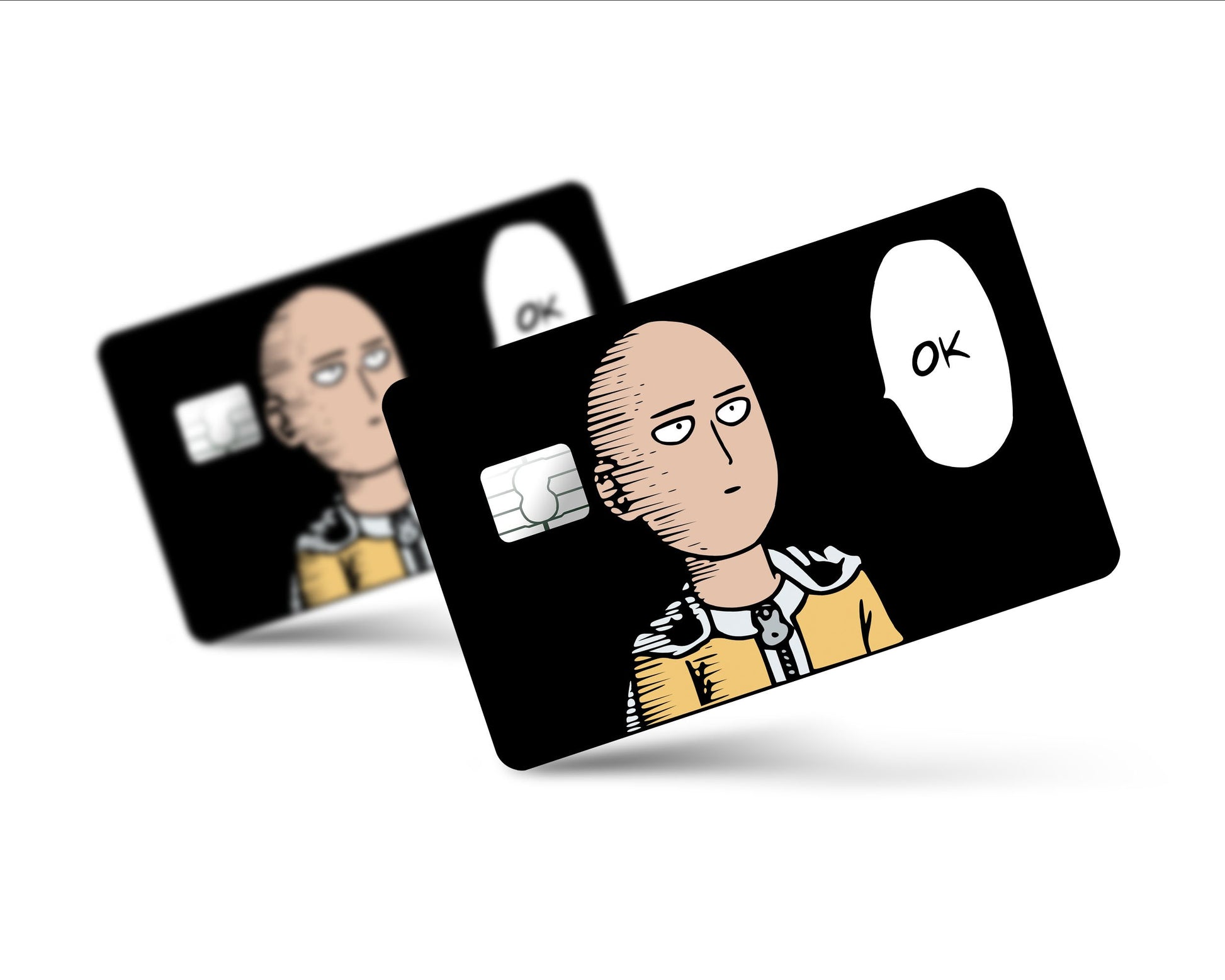 One Punch Man Saitama Minimalist Credit Card Skin – Anime Town