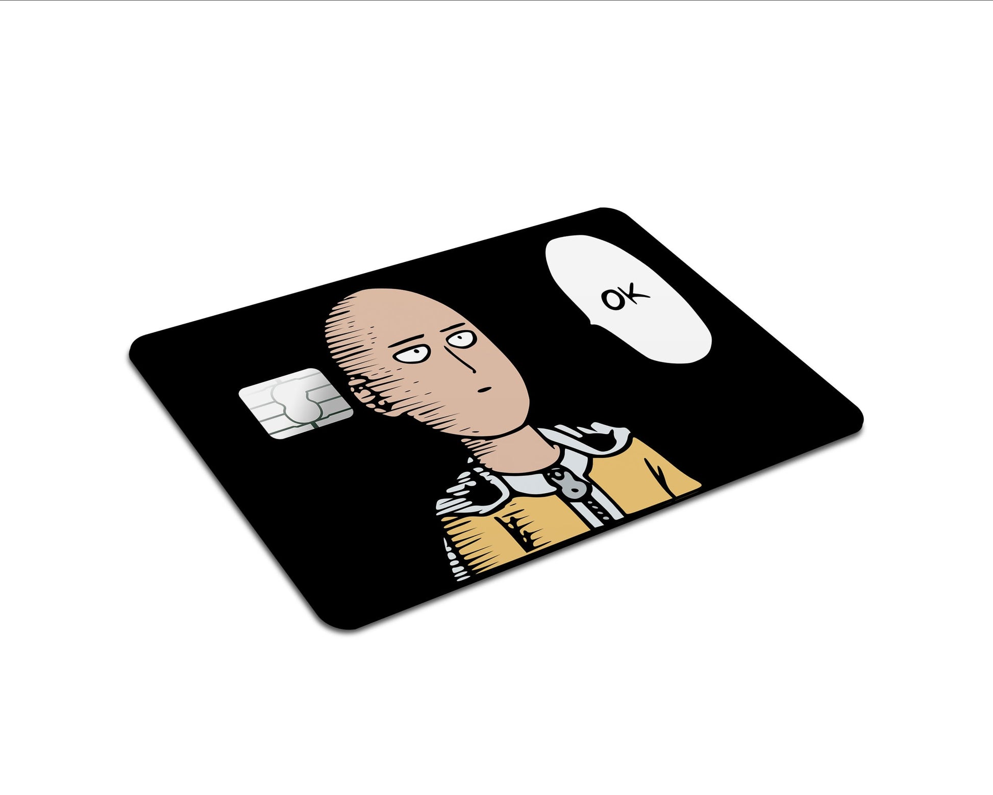 One Punch Man Saitama Minimalist Credit Card Skin – Anime Town