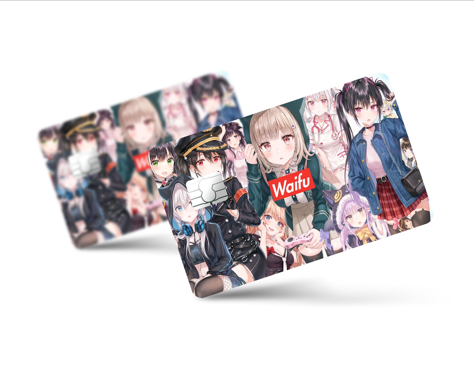 Waifu Anime Credit Card Skin - Full / Small Waifu Anime Credit Card Skin - Full / Small