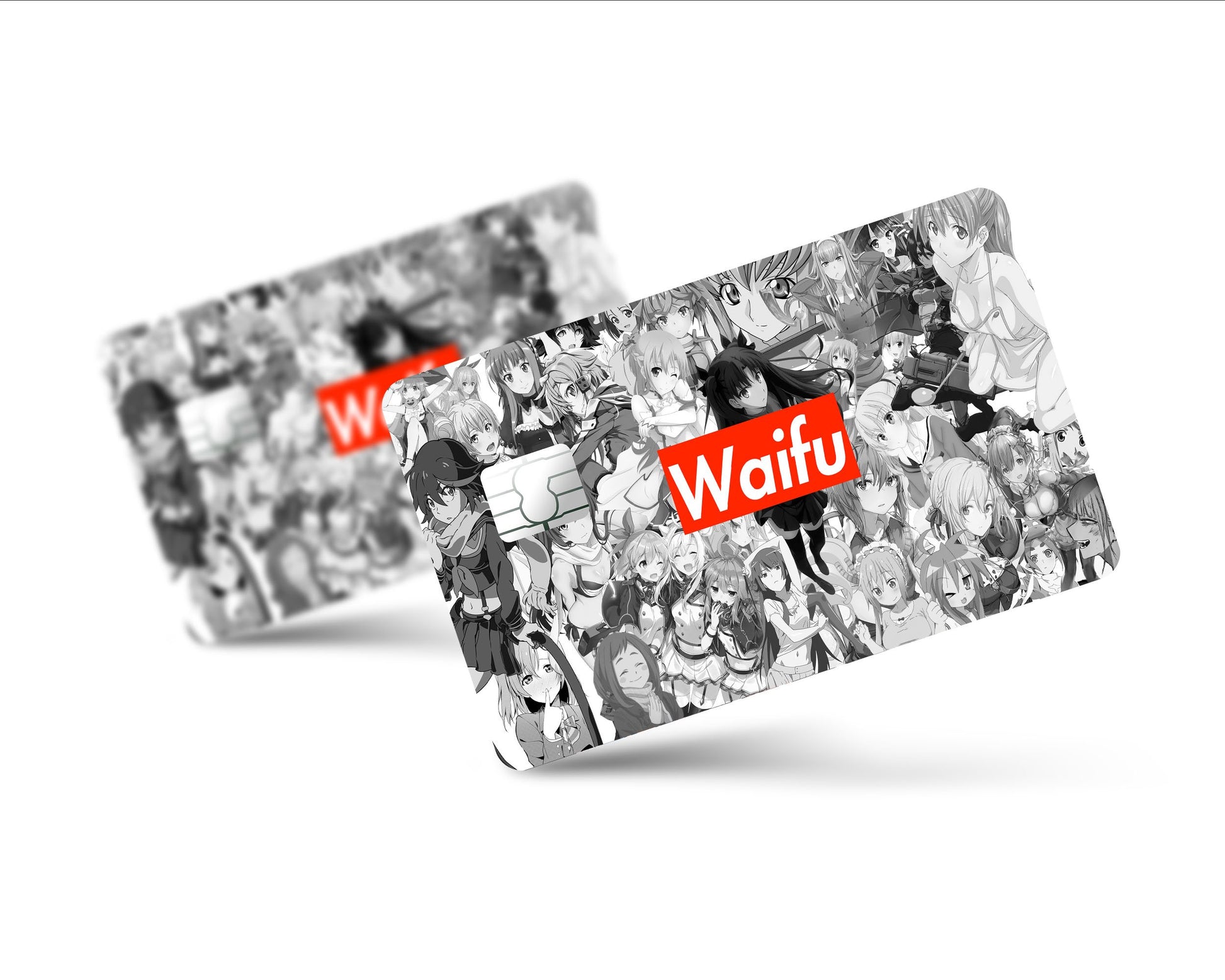 credit card sleeves anime Cards | Canada & US Just choose your required chip size Waifu Manga Credit Card Skin