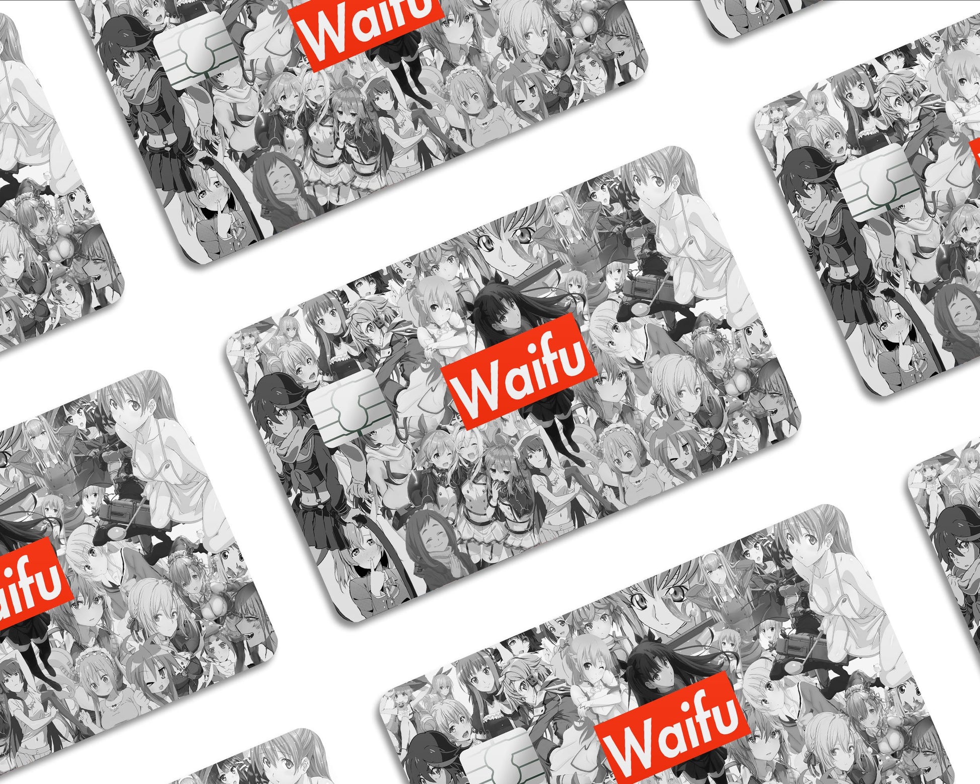 Anime Town Creations Credit Card Waifu Manga Half Skins - Anime 18+ Skin