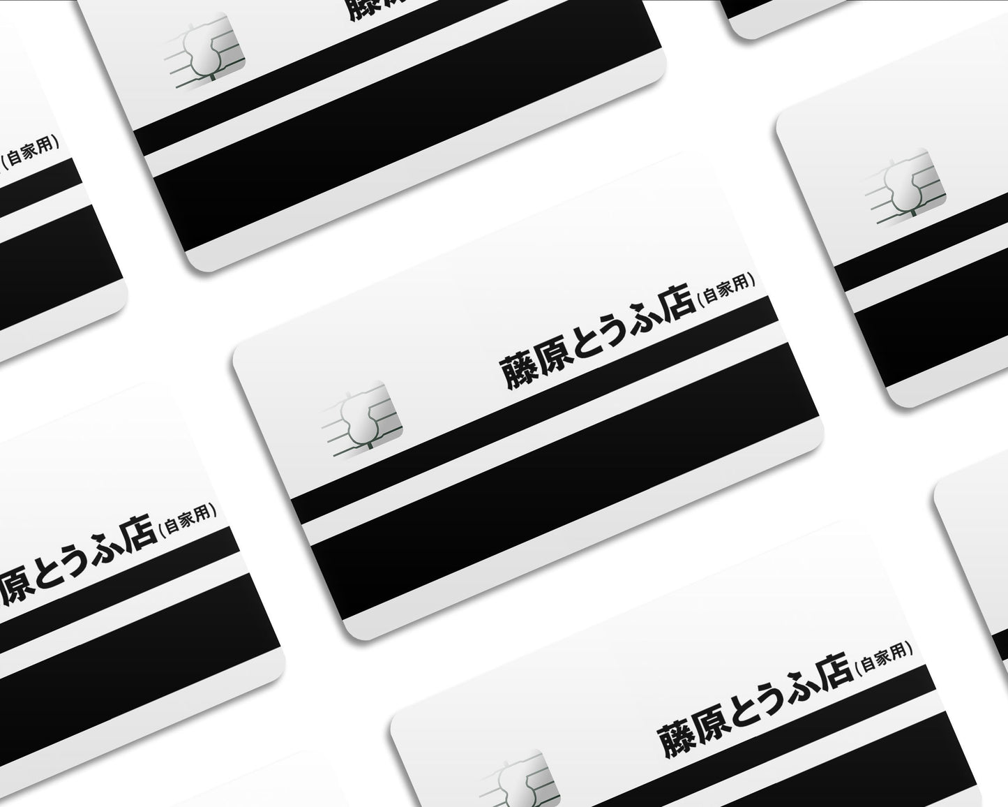 Anime Town Creations Credit Card Initial D AE86 Window Skins - Anime Initial D Skin