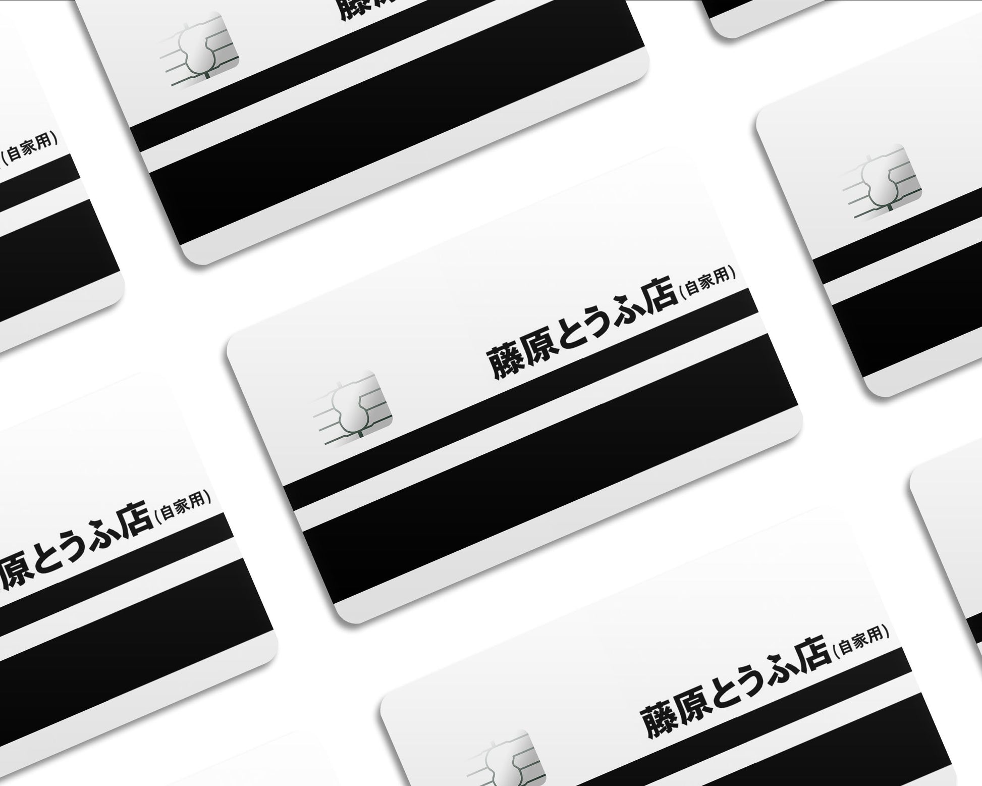 Anime Town Creations Credit Card Initial D AE86 Window Skins - Anime Initial D Skin
