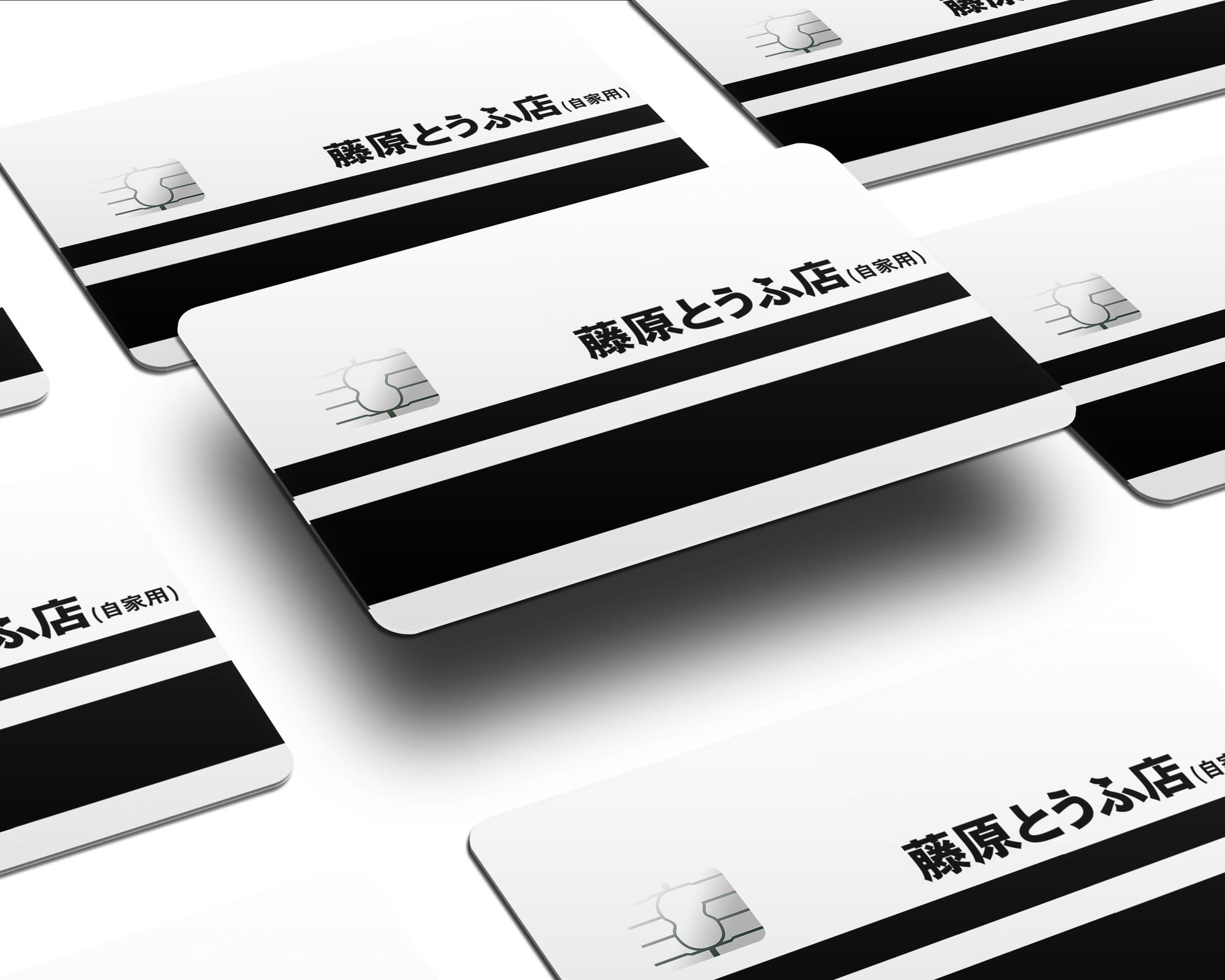 Anime Town Creations Credit Card Initial D AE86 Half Skins - Anime Initial D Skin