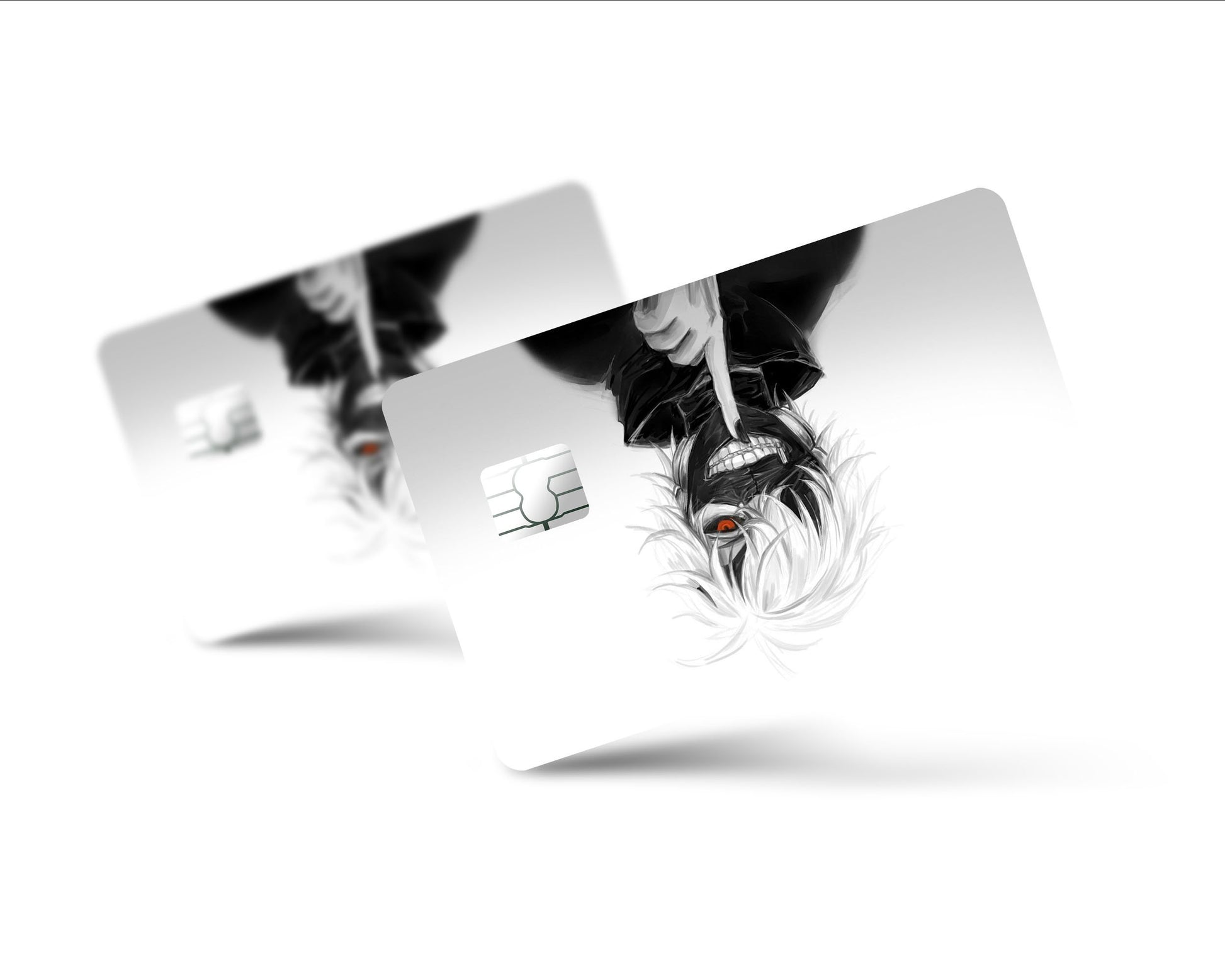 Anime Town Creations Credit Card Tokyo Ghoul Ken Kaneki White Full Skins - Anime Tokyo Ghoul Skin