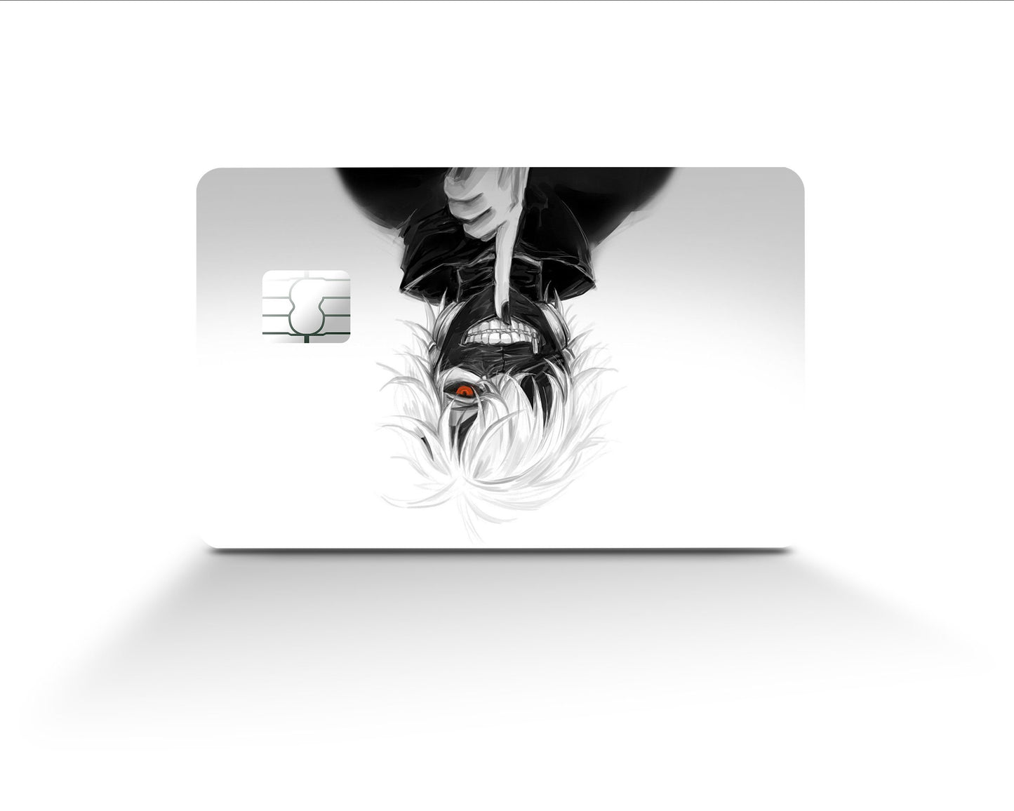 Anime Town Creations Credit Card Tokyo Ghoul Ken Kaneki White Full Skins - Anime Tokyo Ghoul Skin
