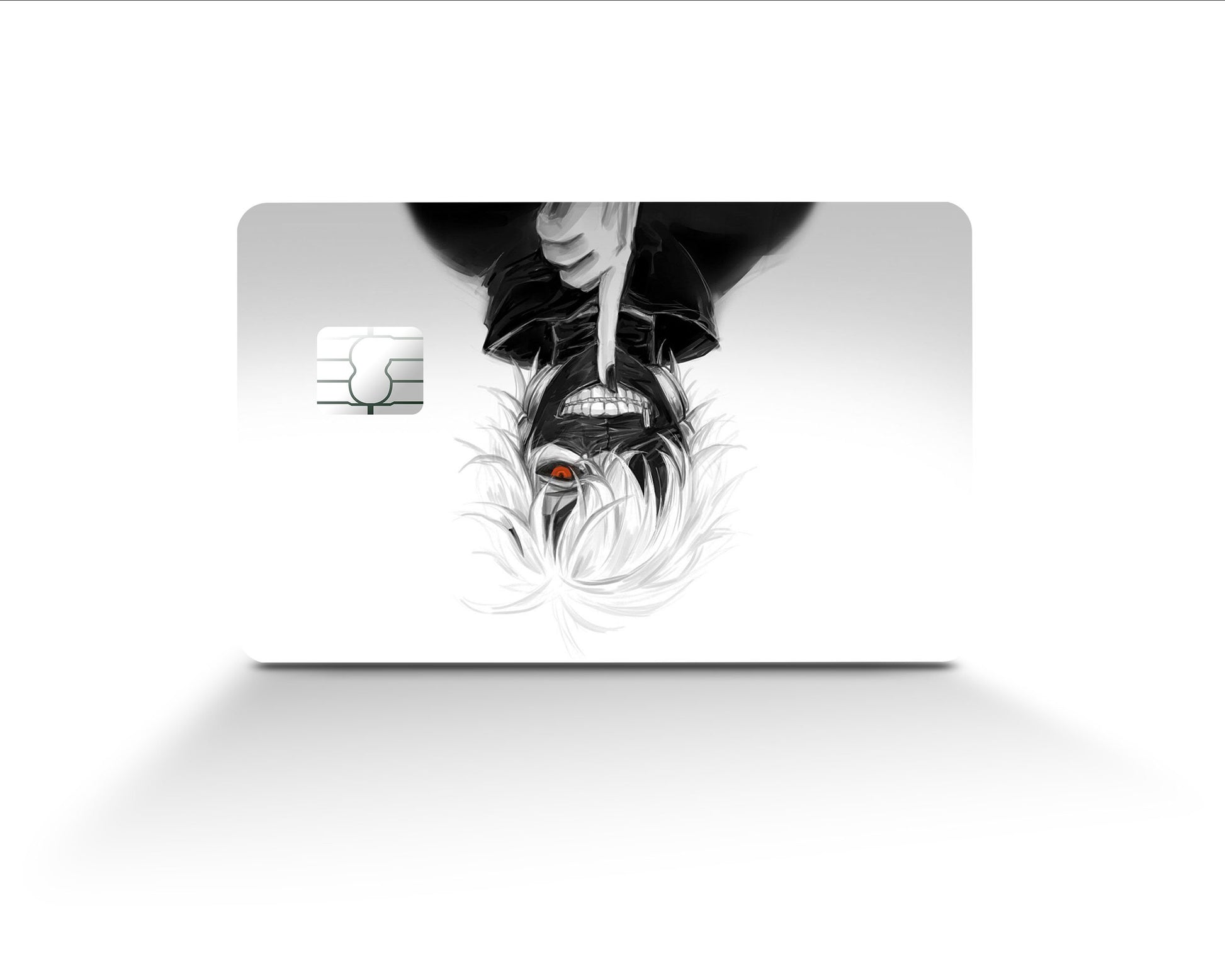 Anime Town Creations Credit Card Tokyo Ghoul Ken Kaneki White Full Skins - Anime Tokyo Ghoul Skin